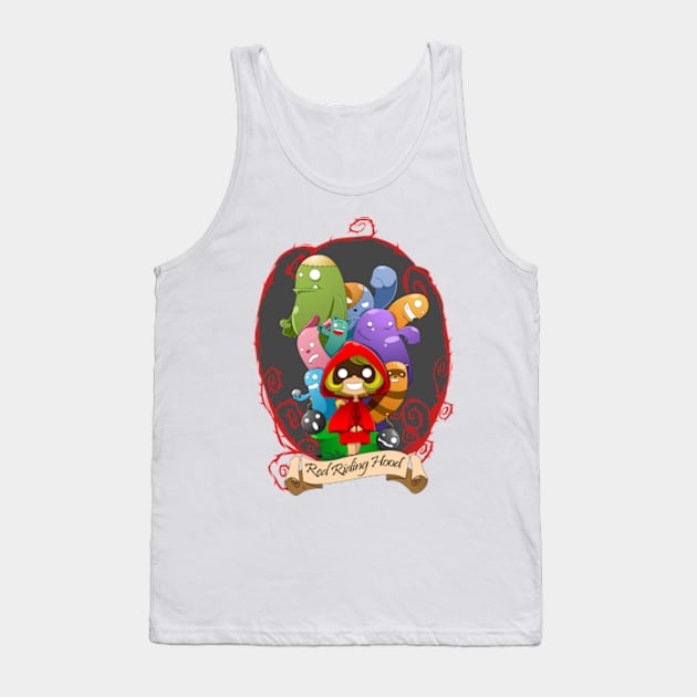 Red Riding Hood Tank Top by kladenko